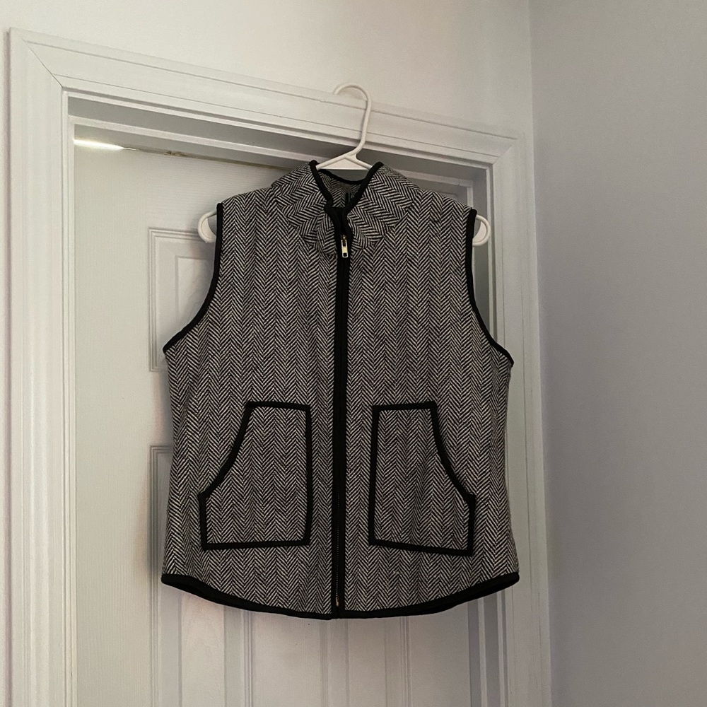 Black and White Vest